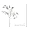 36" White Snowball Branch Stem by Ashland®